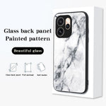 Phone Case For Oppo Reno15 Pro Max 5G (Global)  /  Reno15 Pro 5G (China) Marble Pattern Tempered Glass + PC + TPU Protective Phone Cover