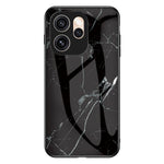 Phone Case For Oppo Reno15 Pro Max 5G (Global)  /  Reno15 Pro 5G (China) Marble Pattern Tempered Glass + PC + TPU Protective Phone Cover