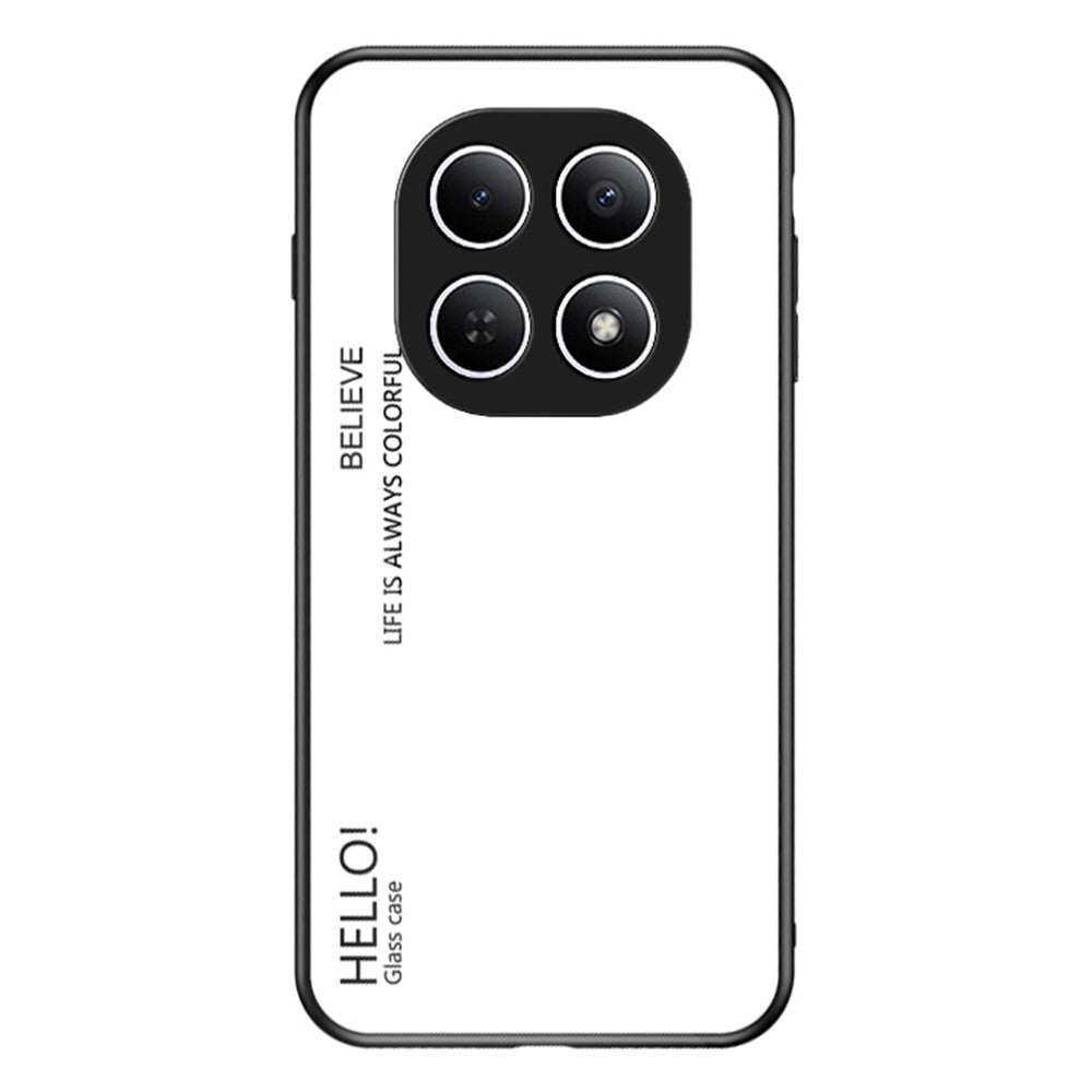 Phone  Case For Xiaomi Poco M8 5G / Redmi Note 15 5G (Global) Anti-Scratch Tempered Glass + PC + TPU Phone Cover