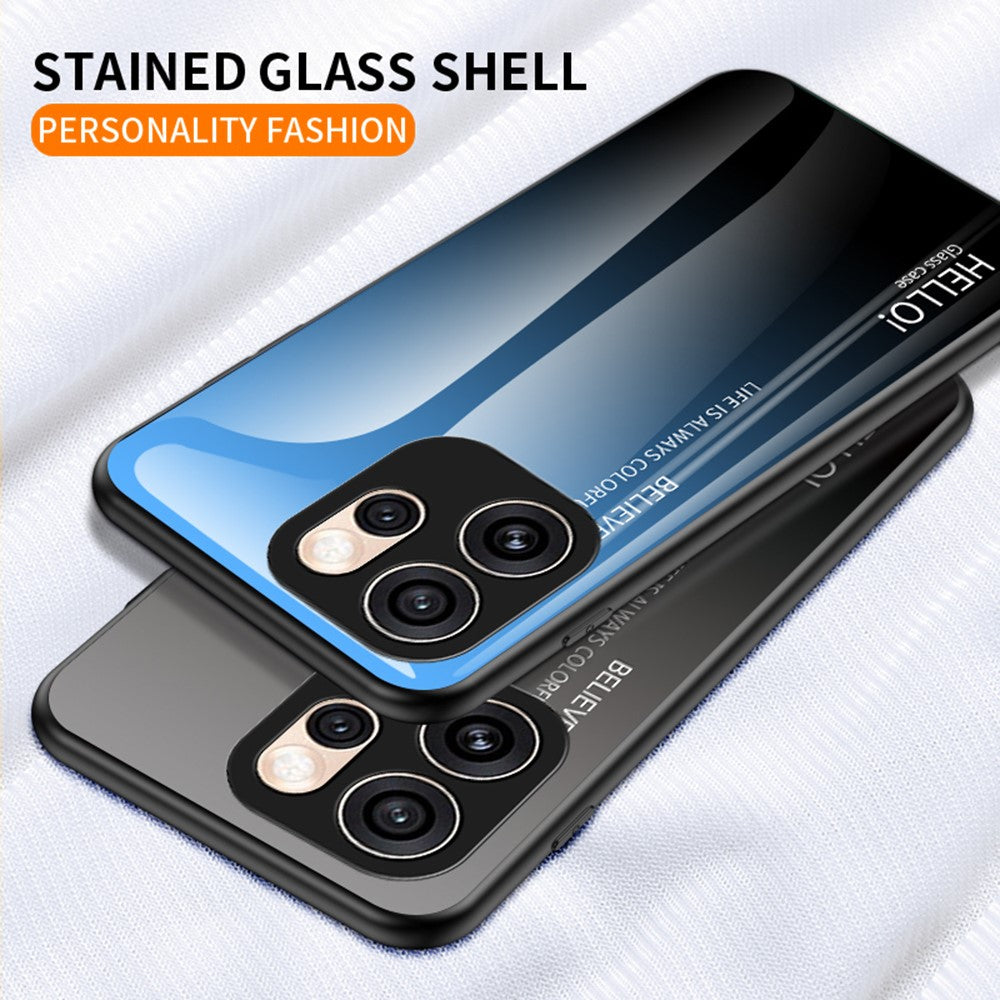 mobilskal till Oppo Reno15 Pro Max 5G (Global) / Reno15 Pro 5G (Kina) Reptåligt härdat glas + PC + TPU-mobilskal