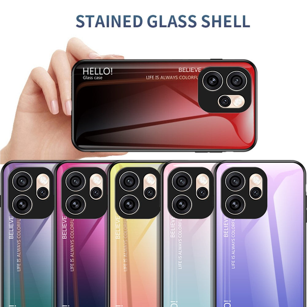 mobilskal till Oppo Reno15 Pro Max 5G (Global) / Reno15 Pro 5G (Kina) Reptåligt härdat glas + PC + TPU-mobilskal