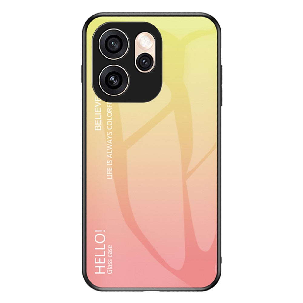 mobilskal till Oppo Reno15 Pro Max 5G (Global) / Reno15 Pro 5G (Kina) Reptåligt härdat glas + PC + TPU-mobilskal