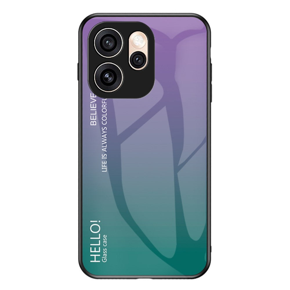 mobilskal till Oppo Reno15 Pro Max 5G (Global) / Reno15 Pro 5G (Kina) Reptåligt härdat glas + PC + TPU-mobilskal