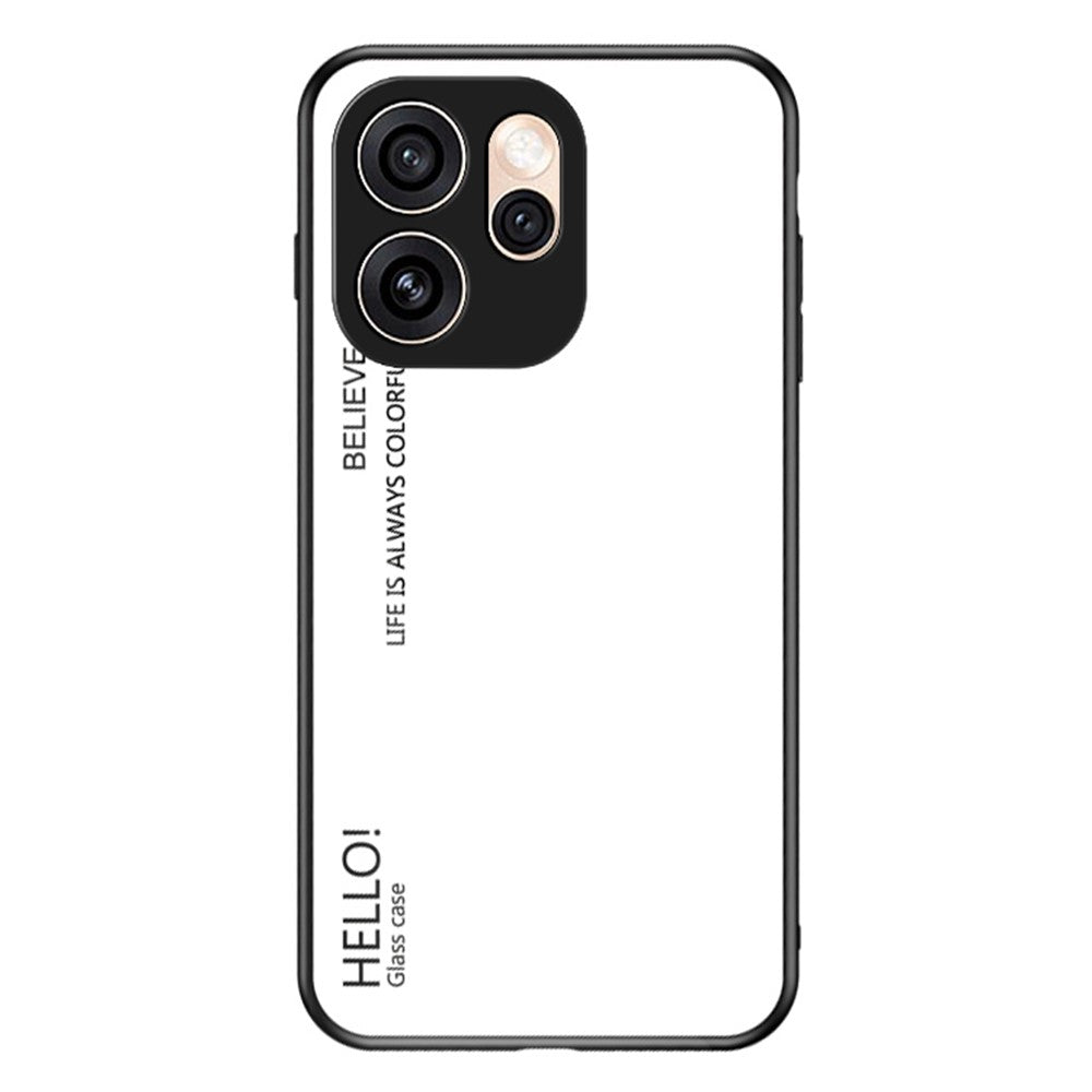 mobilskal till Oppo Reno15 Pro Max 5G (Global) / Reno15 Pro 5G (Kina) Reptåligt härdat glas + PC + TPU-mobilskal
