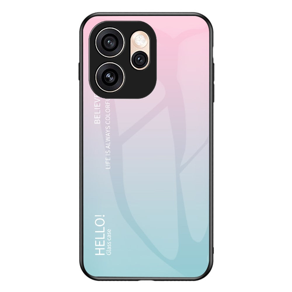 mobilskal till Oppo Reno15 Pro Max 5G (Global) / Reno15 Pro 5G (Kina) Reptåligt härdat glas + PC + TPU-mobilskal