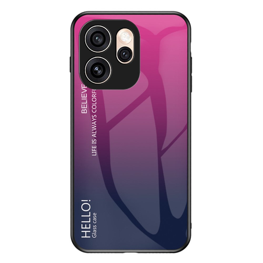 mobilskal till Oppo Reno15 Pro Max 5G (Global) / Reno15 Pro 5G (Kina) Reptåligt härdat glas + PC + TPU-mobilskal