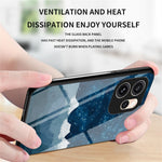 Phone Case For Oppo Reno15 Pro Max 5G (Global)  /  Reno15 Pro 5G (China) Starry Sky Pattern Tempered Glass Phone Cover