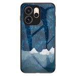 Phone Case For Oppo Reno15 Pro Max 5G (Global)  /  Reno15 Pro 5G (China) Starry Sky Pattern Tempered Glass Phone Cover