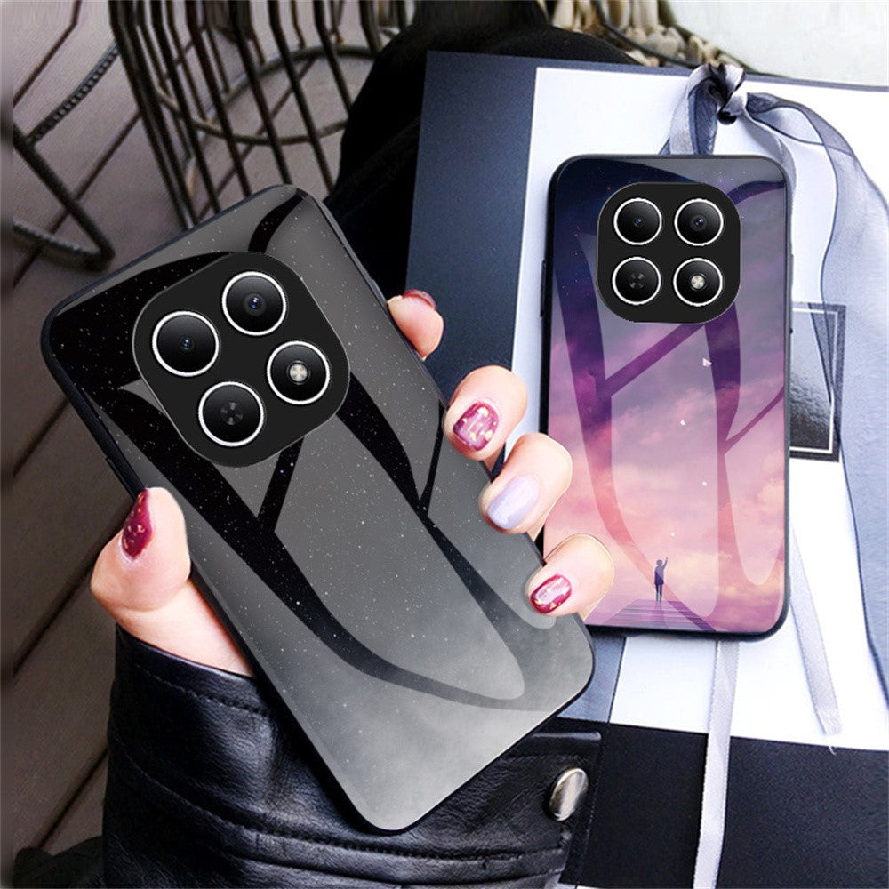 Phone Case For Xiaomi Poco M8 5G / Redmi Note 15 5G (Global) Starry Sky Pattern Tempered Glass Phone Cover