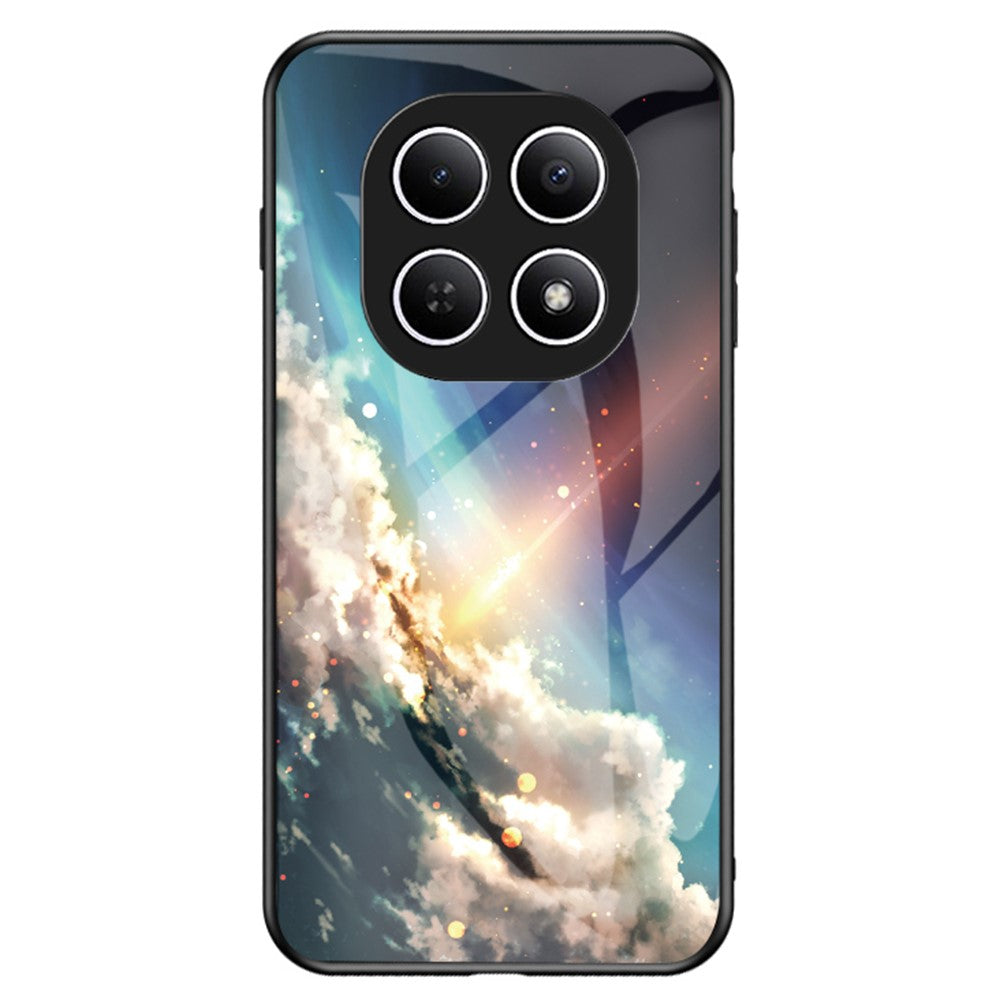 Phone Case For Xiaomi Poco M8 5G / Redmi Note 15 5G (Global) Starry Sky Pattern Tempered Glass Phone Cover