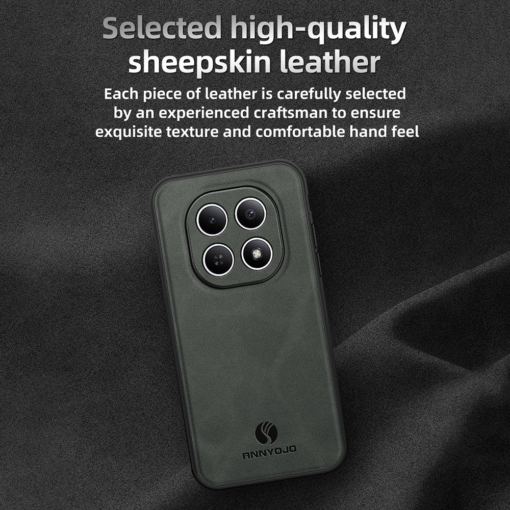 ANNYOJO Phone Case For Xiaomi Poco M8 5G / Redmi Note 15 5G (Global) PU Leather + PC + TPU Anti Drop Phone Back Cover