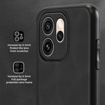ANNYOJO mobilskal till Oppo Reno15 Pro Max 5G (Global) / Reno15 Pro 5G (Kina) PU-läder + PC + TPU Fallskyddande baksida till mobil