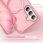 For Samsung Galaxy S26+ Magnetic Case Kickstand TPU + PC Shockproof Phone Back Cover