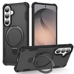 For Samsung Galaxy S26+ Magnetic Case Kickstand TPU + PC Shockproof Phone Back Cover