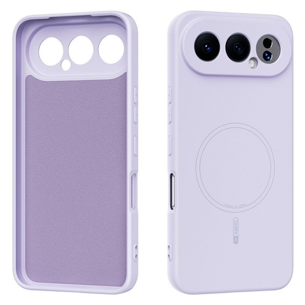 ABEEL Magnetic Case For Honor 500 5G / 500 Pro 5G Skin Touch Liquid Silicone Phone Back Cover