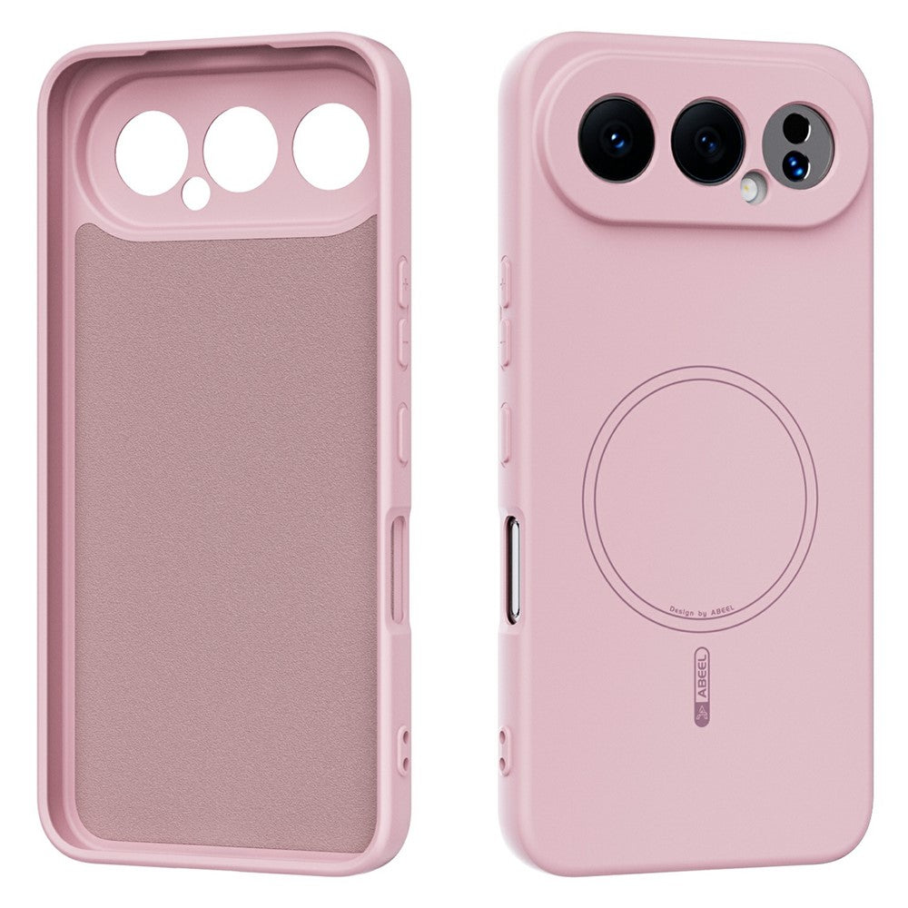 ABEEL Magnetic Case For Honor 500 5G  /  500 Pro 5G Skin Touch Liquid Silicone Phone Back Cover