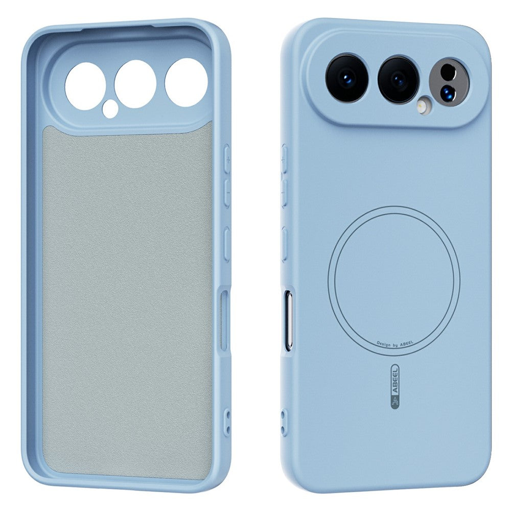 ABEEL Magnetic Case For Honor 500 5G  /  500 Pro 5G Skin Touch Liquid Silicone Phone Back Cover