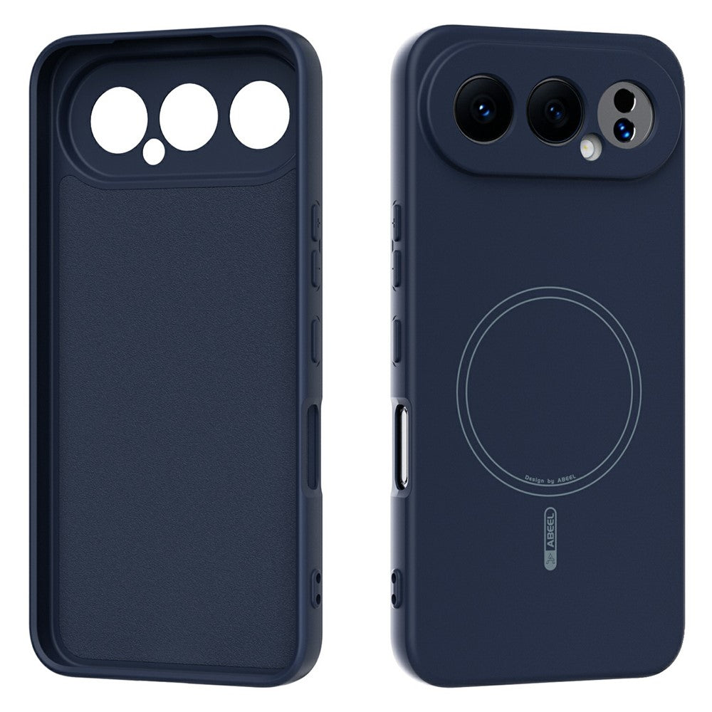 ABEEL Magnetic Case For Honor 500 5G / 500 Pro 5G Skin Touch Liquid Silicone Phone Back Cover