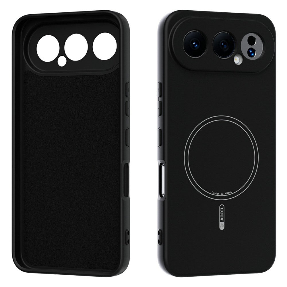 ABEEL Magnetic Case For Honor 500 5G  /  500 Pro 5G Skin Touch Liquid Silicone Phone Back Cover