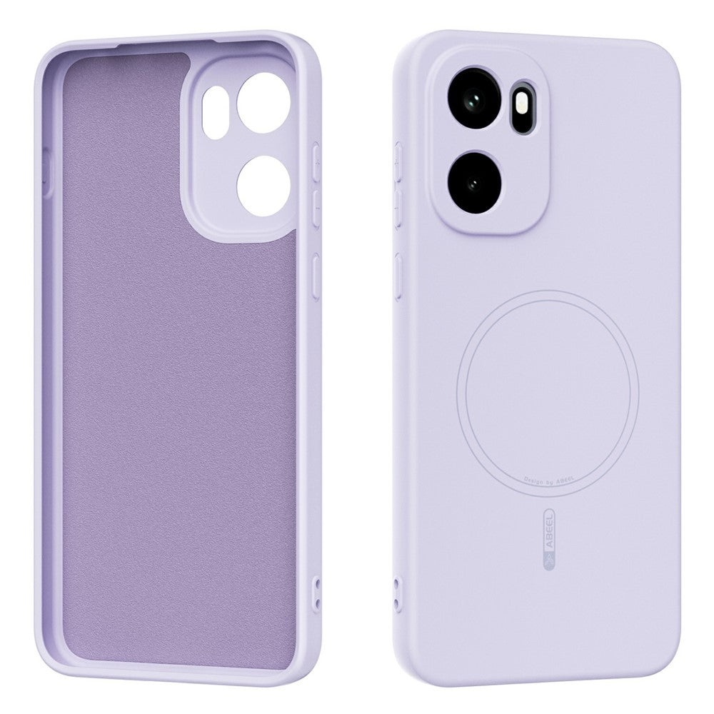 ABEEL-magnetcover til OnePlus 15R 5G / Ace 6 5G / Ace 6T 5G, med blød, flydende silikonefølelse, mobilcover til bagsiden