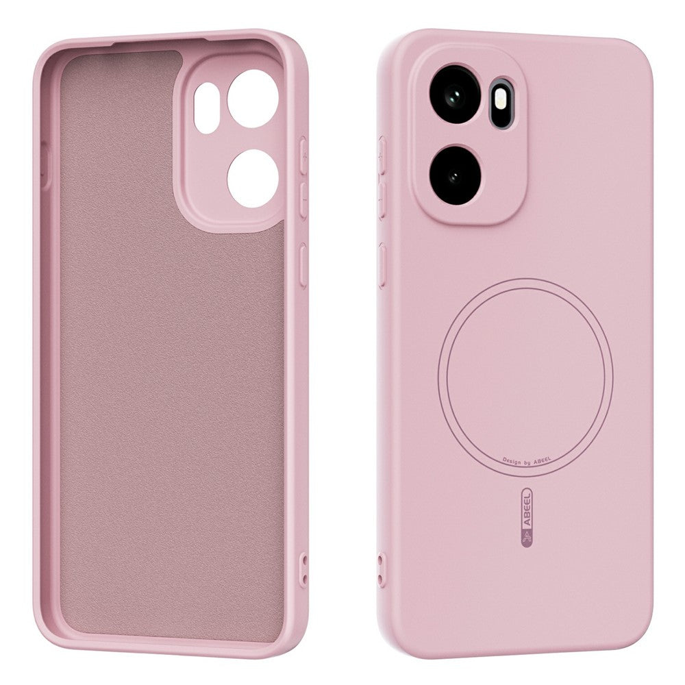 ABEEL-magnetcover til OnePlus 15R 5G / Ace 6 5G / Ace 6T 5G, med blød, flydende silikonefølelse, mobilcover til bagsiden