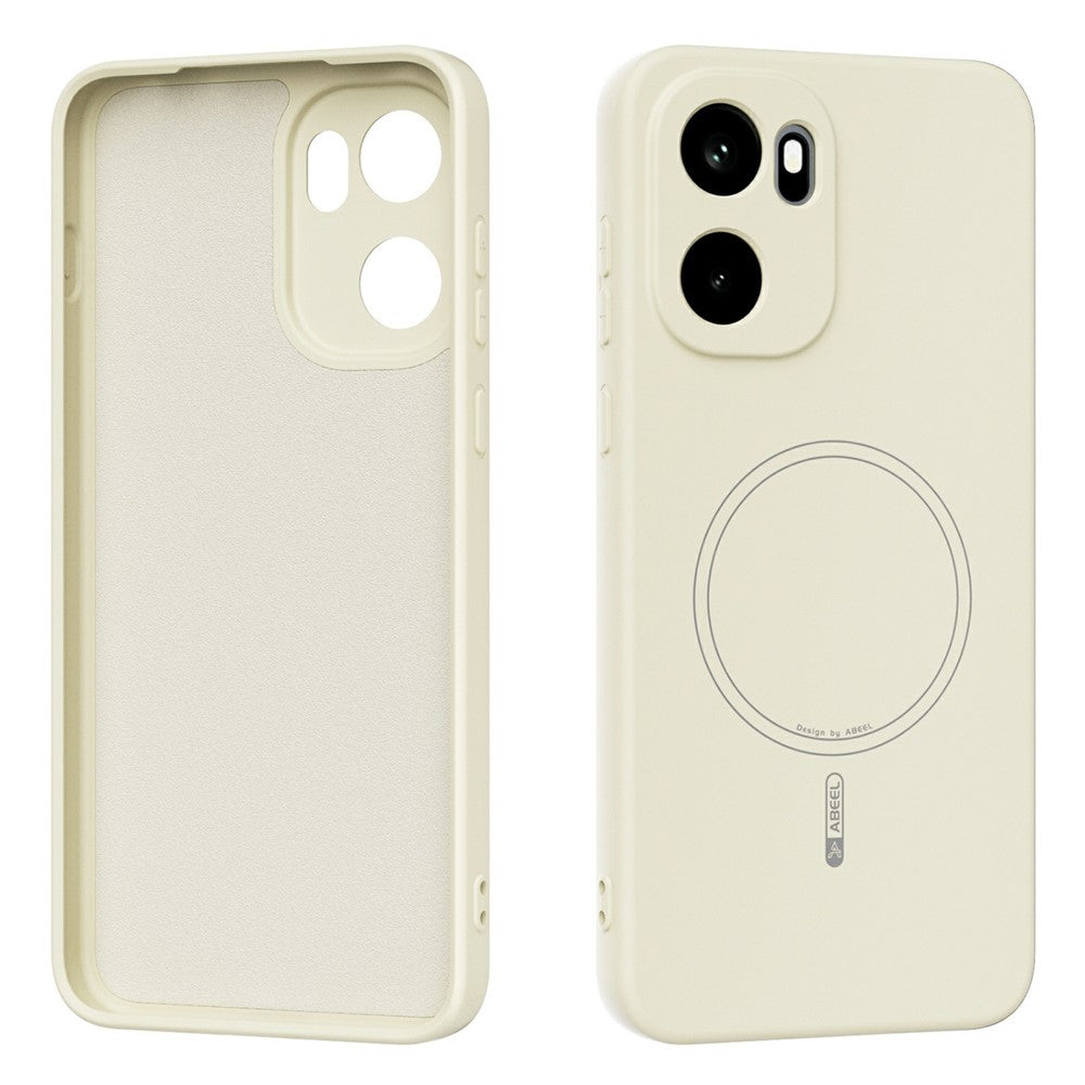 ABEEL-magnetcover til OnePlus 15R 5G / Ace 6 5G / Ace 6T 5G, med blød, flydende silikonefølelse, mobilcover til bagsiden