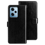IDEWEI For Xiaomi Redmi Note 12 Pro 5G  / Note 12 Pro Speed 5G / Poco X5 Pro 5G Phone Case Crazy Horse Texture PU Leather Flip Stand Wallet Scratch-resistant Phone Cover