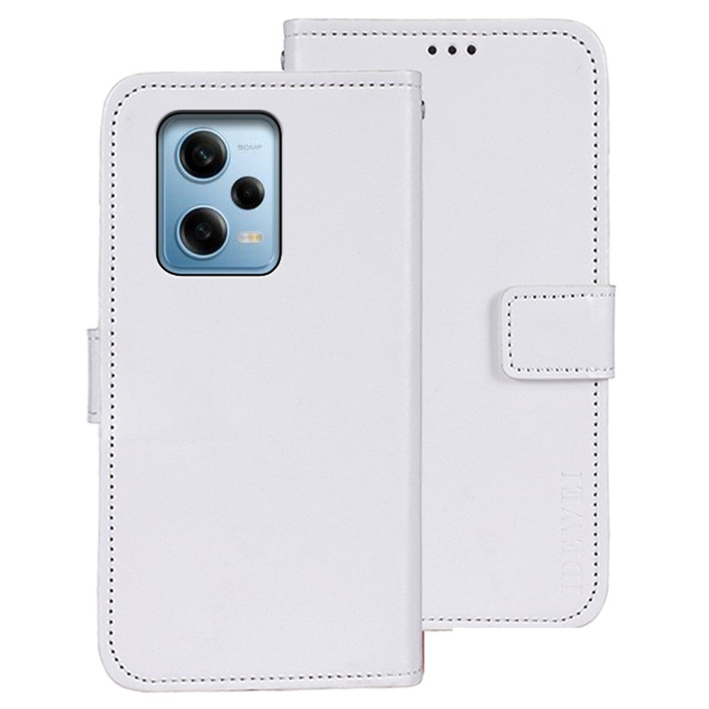 IDEWEI For Xiaomi Redmi Note 12 Pro 5G  / Note 12 Pro Speed 5G / Poco X5 Pro 5G Phone Case Crazy Horse Texture PU Leather Flip Stand Wallet Scratch-resistant Phone Cover