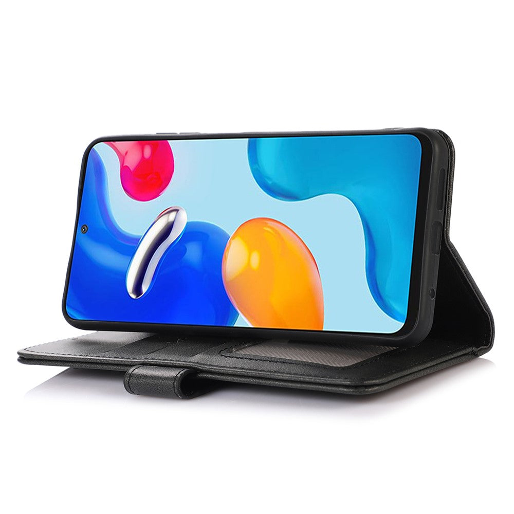For Xiaomi Redmi Note 15 Pro 4G (Global) Case Cowhide Texture Leather Wallet Phone Cover with Stand