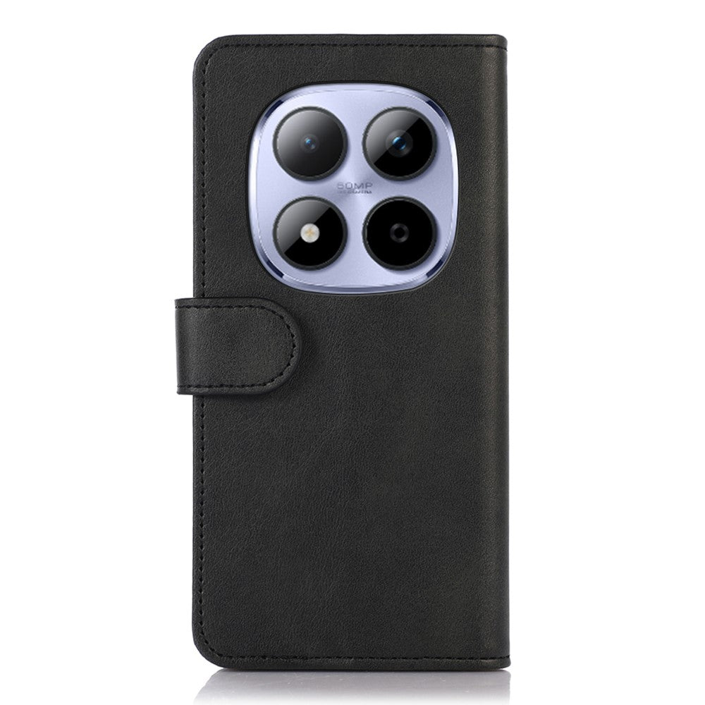 For Xiaomi Redmi Note 15 Pro 4G (Global) Case Cowhide Texture Leather Wallet Phone Cover with Stand