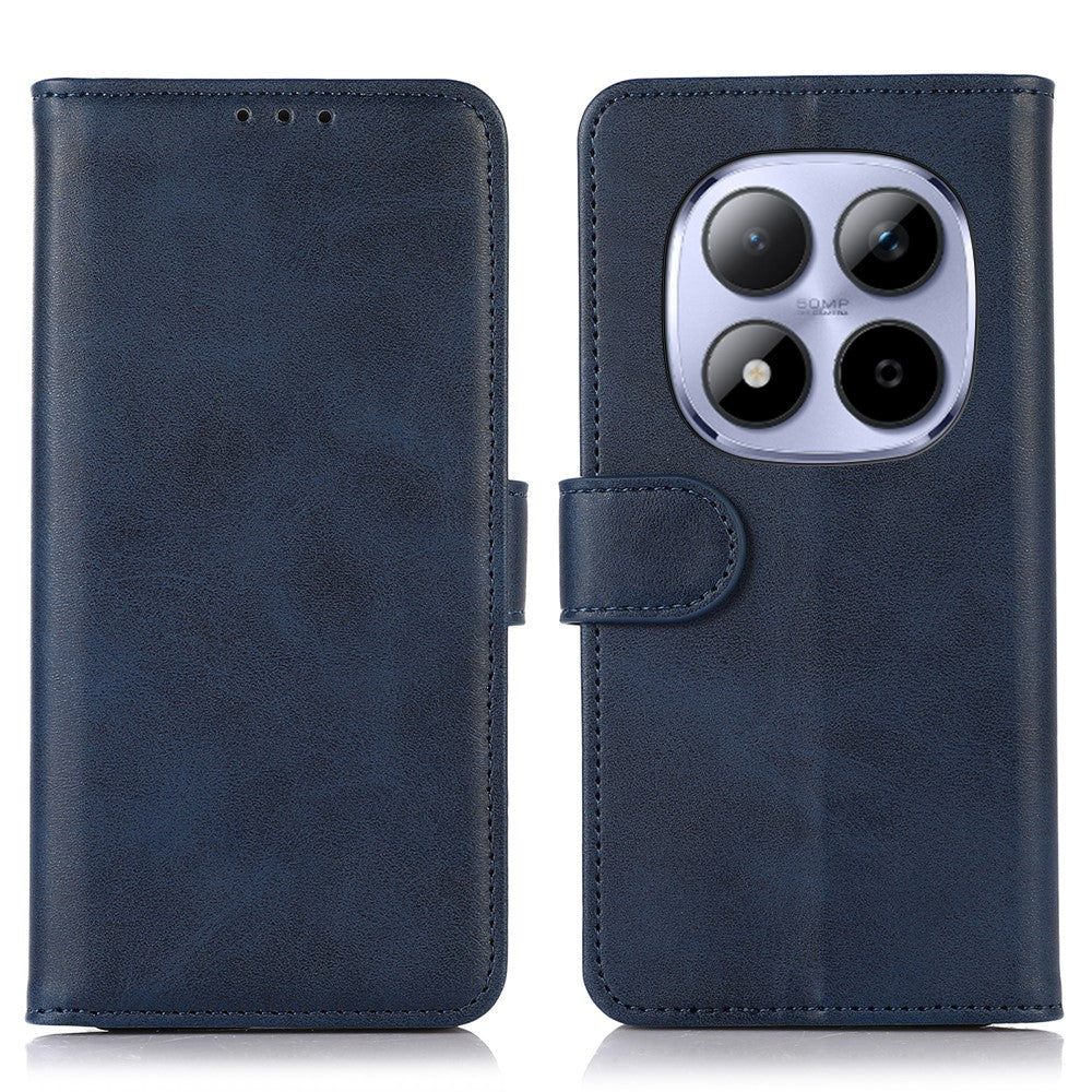 For Xiaomi Redmi Note 15 Pro 4G (Global) Case Cowhide Texture Leather Wallet Phone Cover with Stand