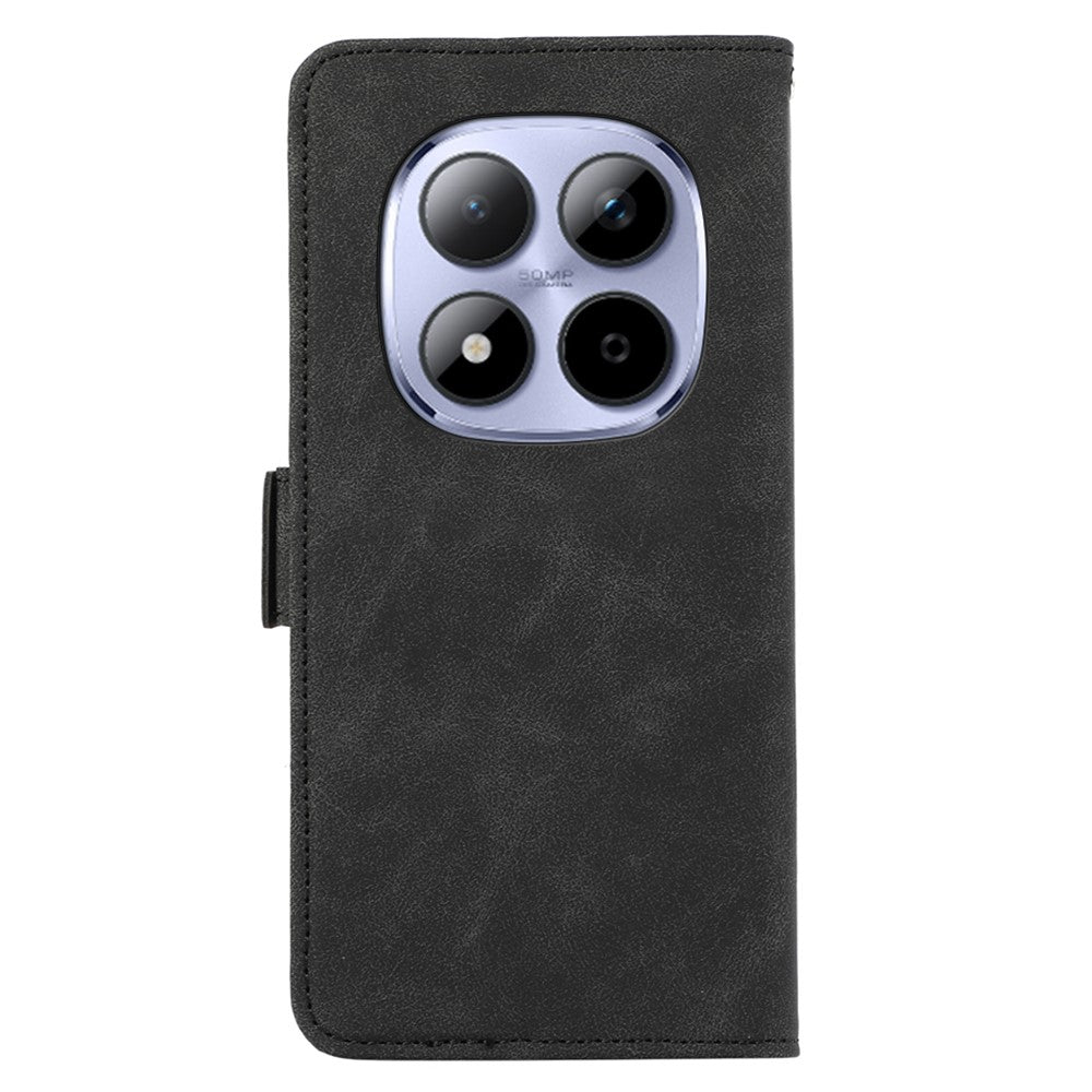 ABEEL For Xiaomi Redmi Note 15 Pro 4G (Global) Case PU Leather Folio Stand View RFID Blocking Phone Cover