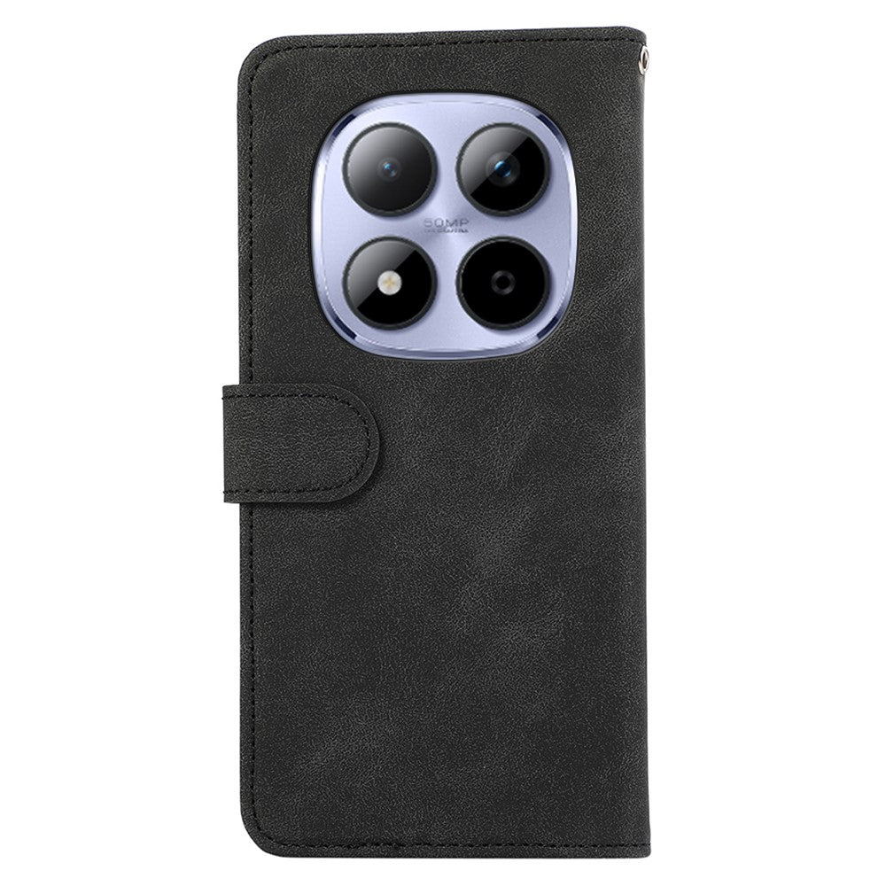 ABEEL For Xiaomi Redmi Note 15 Pro 4G (Global) Case Color Splicing Leather Flip Phone Cover RFID Blocking