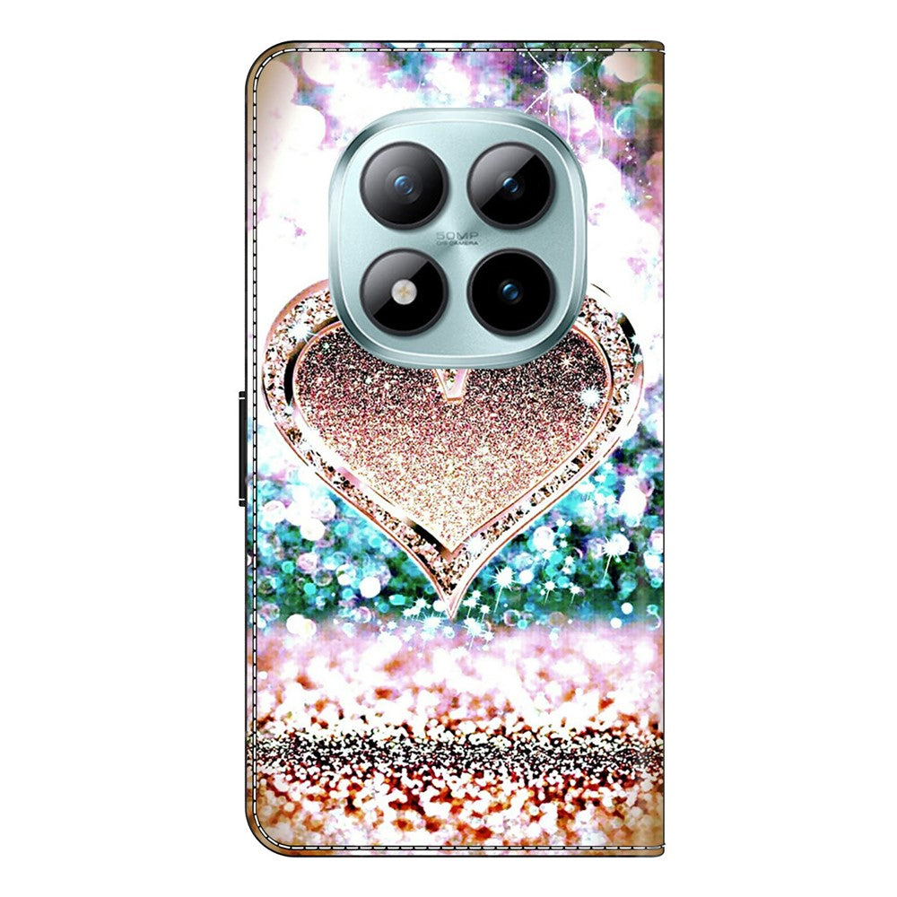 Wallet Case For Xiaomi Poco M8 5G / Redmi Note 15 5G (Global) / 15 4G (Global) 3D Pattern PU Leather Phone Cover with Stand