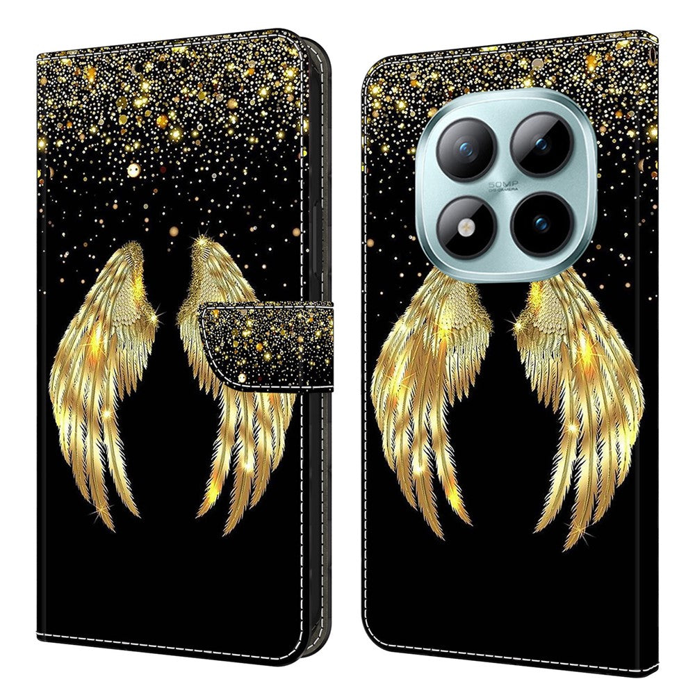 Wallet Case For Xiaomi Poco M8 5G / Redmi Note 15 5G (Global) / 15 4G (Global) 3D Pattern PU Leather Phone Cover with Stand