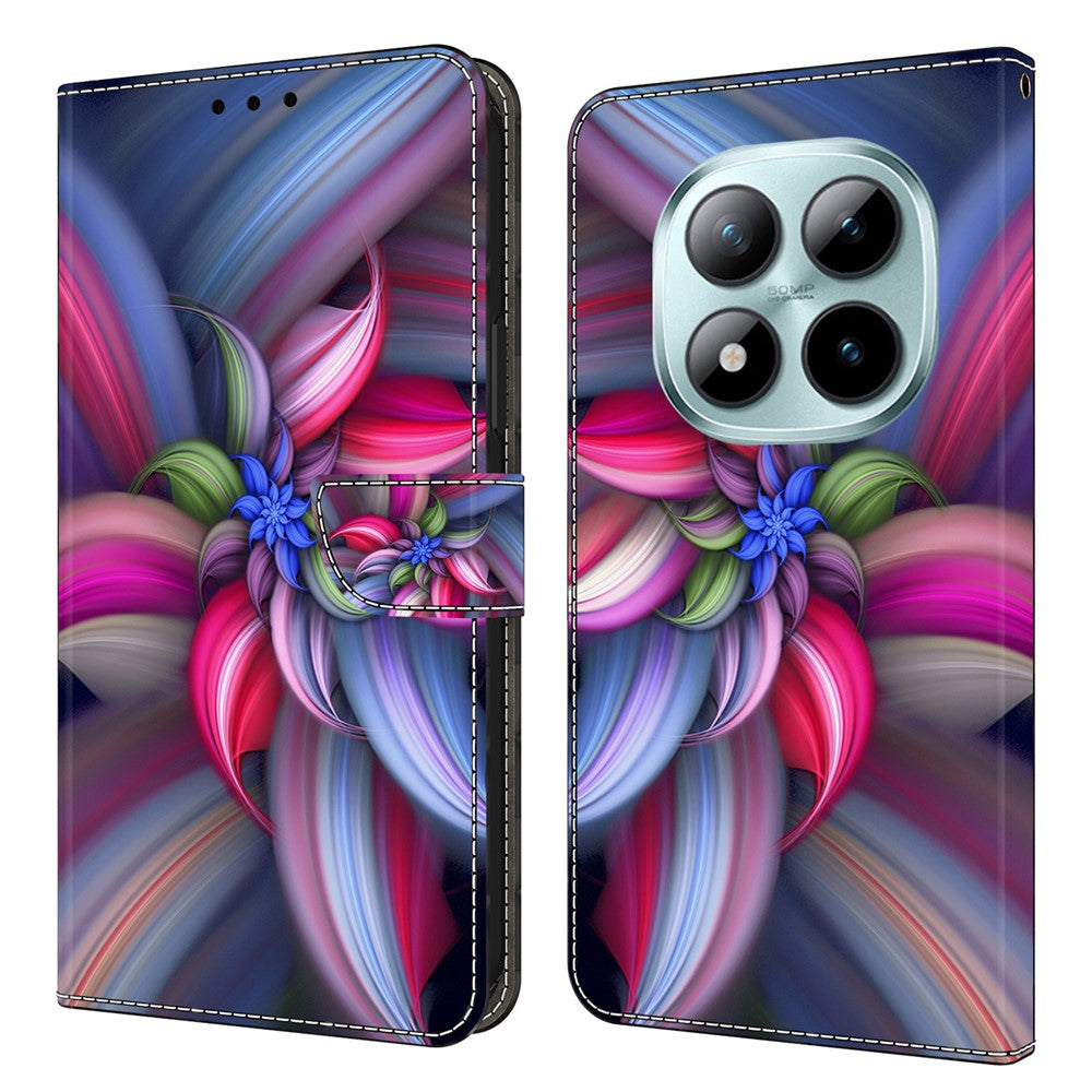 Wallet Case For Xiaomi Poco M8 5G / Redmi Note 15 5G (Global) / 15 4G (Global) 3D Pattern PU Leather Phone Cover with Stand