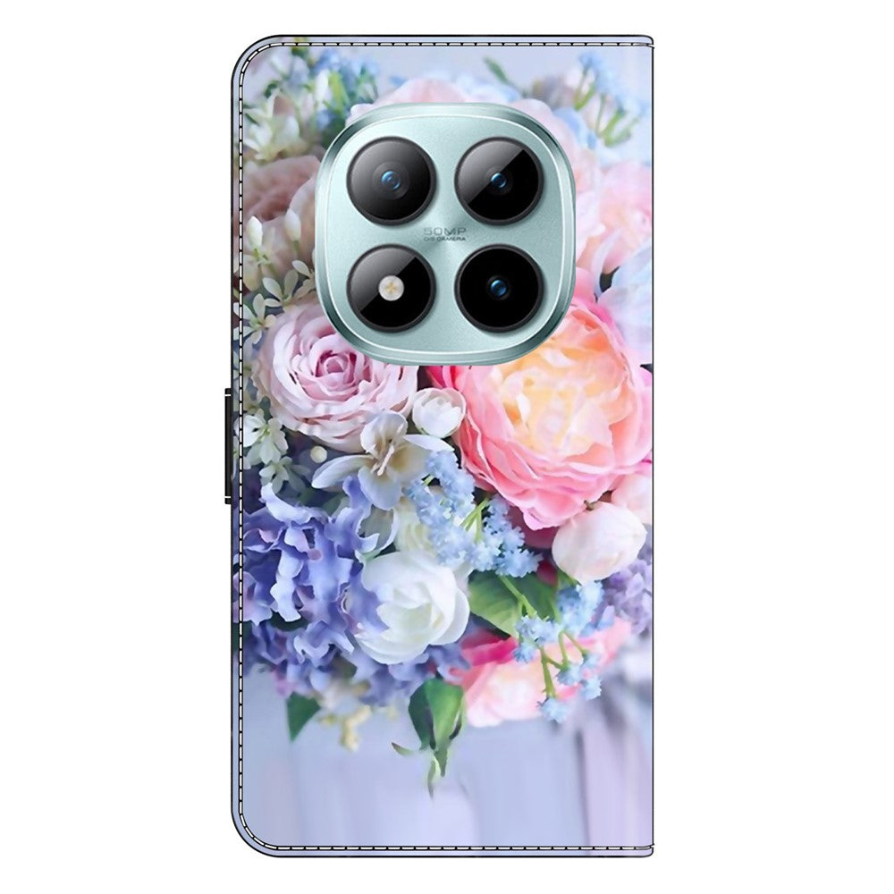 Wallet Case For Xiaomi Poco M8 5G / Redmi Note 15 5G (Global) / 15 4G (Global) Magnetic Clasp 3D Pattern Leather Phone Cover