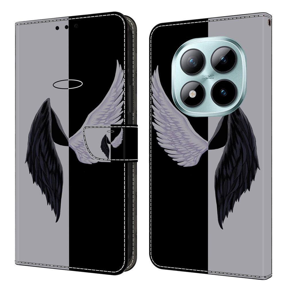 Wallet Case For Xiaomi Poco M8 5G / Redmi Note 15 5G (Global) / 15 4G (Global) Magnetic Clasp 3D Pattern Leather Phone Cover
