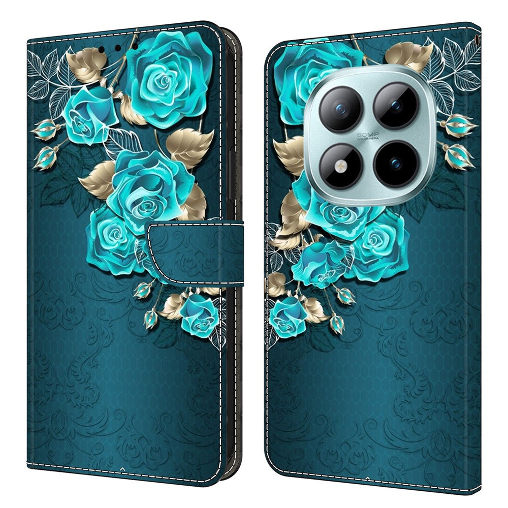 Wallet Case For Xiaomi Poco M8 5G / Redmi Note 15 5G (Global) / 15 4G (Global) Magnetic Clasp 3D Pattern Leather Phone Cover