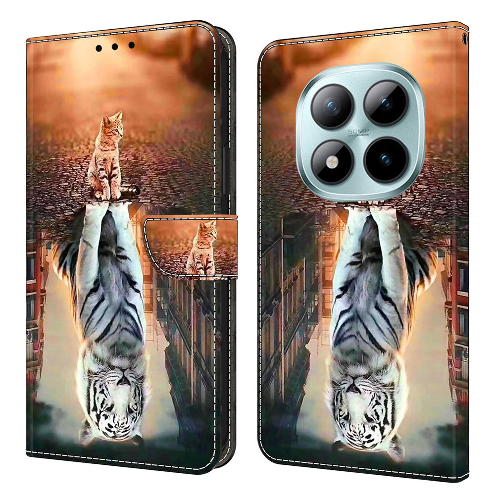 Wallet Case For Xiaomi Poco M8 5G / Redmi Note 15 5G (Global) / 15 4G (Global) Magnetic Clasp 3D Pattern Leather Phone Cover