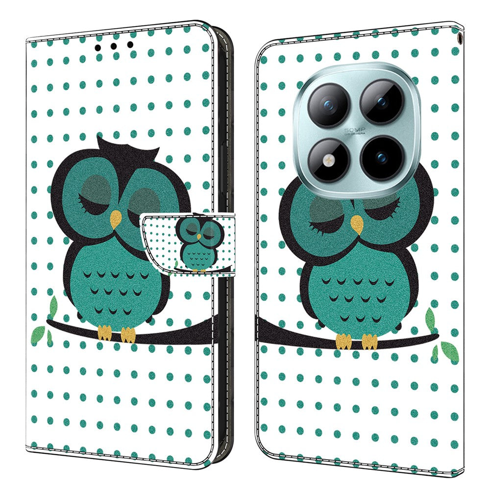 Wallet Case For Xiaomi Poco M8 5G / Redmi Note 15 5G (Global) / 15 4G (Global) Magnetic Clasp 3D Pattern Leather Phone Cover