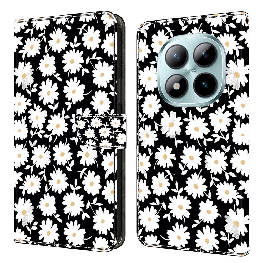 Wallet Case For Xiaomi Poco M8 5G / Redmi Note 15 5G (Global) / 15 4G (Global) Magnetic Clasp 3D Pattern Leather Phone Cover