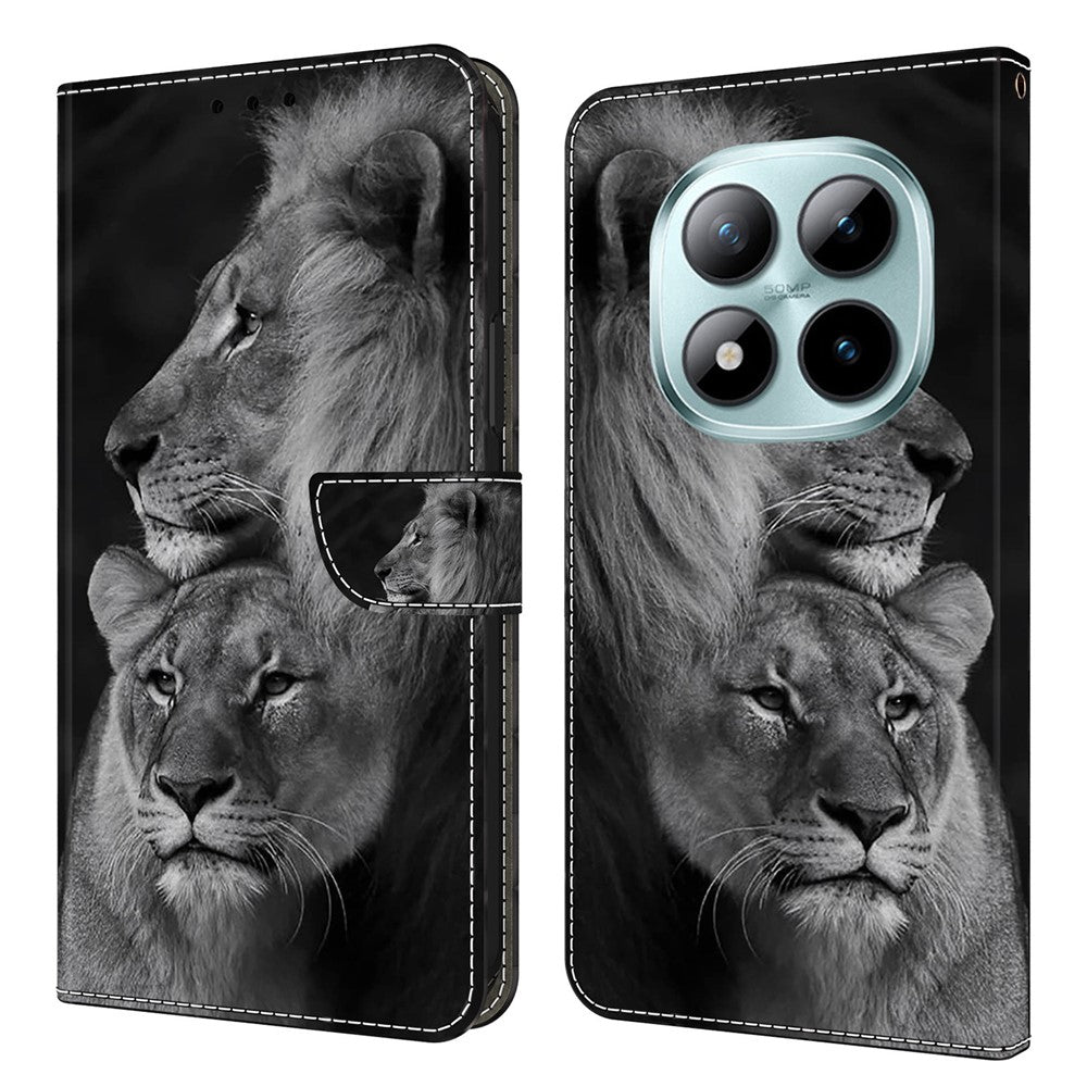 Wallet Case For Xiaomi Poco M8 5G / Redmi Note 15 5G (Global) / 15 4G (Global) Magnetic Clasp 3D Pattern Leather Phone Cover
