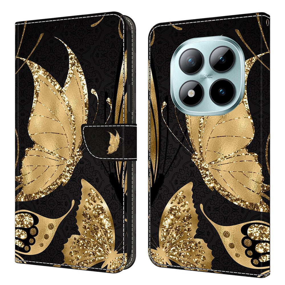 Wallet Case For Xiaomi Poco M8 5G / Redmi Note 15 5G (Global) / 15 4G (Global) Magnetic Clasp 3D Pattern Leather Phone Cover