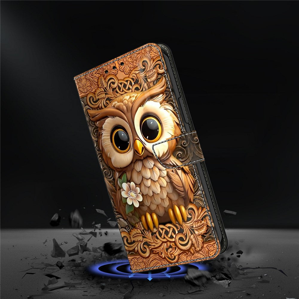 Phone Case For Xiaomi Poco M8 5G / Redmi Note 15 5G (Global) / 15 4G (Global) Pattern Printed TPU + PU Leather Flip Cover with Card Slot