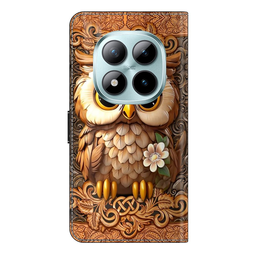 Phone Case For Xiaomi Poco M8 5G / Redmi Note 15 5G (Global) / 15 4G (Global) Pattern Printed TPU + PU Leather Flip Cover with Card Slot