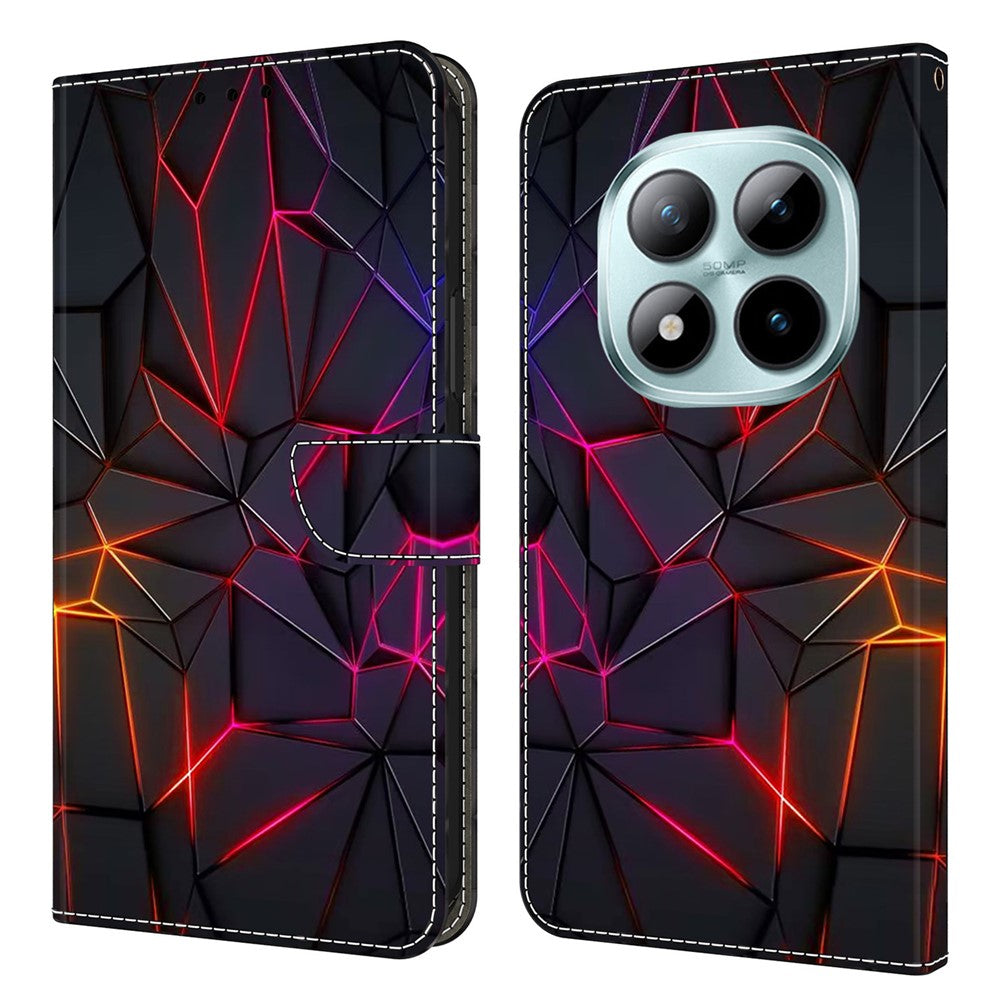 Phone Case For Xiaomi Poco M8 5G / Redmi Note 15 5G (Global) / 15 4G (Global) Pattern Printed TPU + PU Leather Flip Cover with Card Slot