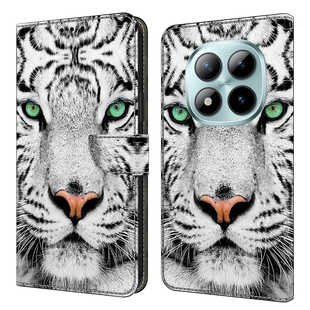 Phone Case For Xiaomi Poco M8 5G / Redmi Note 15 5G (Global) / 15 4G (Global) Pattern Printed TPU + PU Leather Flip Cover with Card Slot