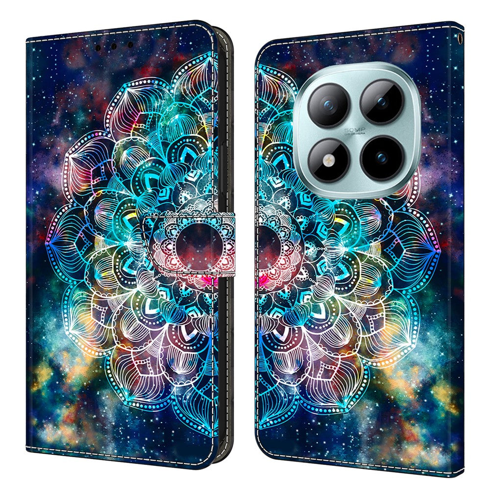 Phone Case For Xiaomi Poco M8 5G / Redmi Note 15 5G (Global) / 15 4G (Global) Pattern Printed TPU + PU Leather Flip Cover with Card Slot