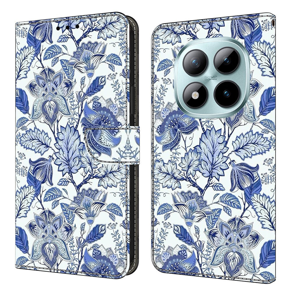 Leather Case For Xiaomi Poco M8 5G / Redmi Note 15 5G (Global) / 15 4G (Global) Pattern Printing Stand Flip Phone Cover
